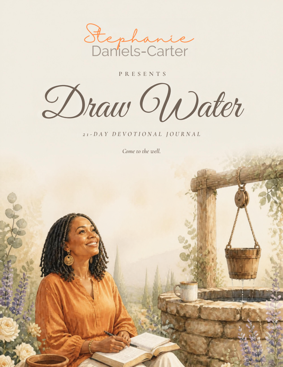 The well illustrated on the Draw Water devotional cover